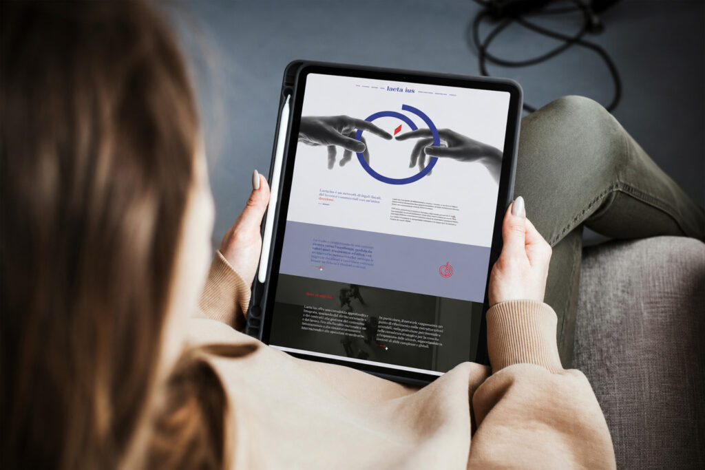 progetto sito web per Laeta ius network di avvocati Bologna - Moltefacce srl